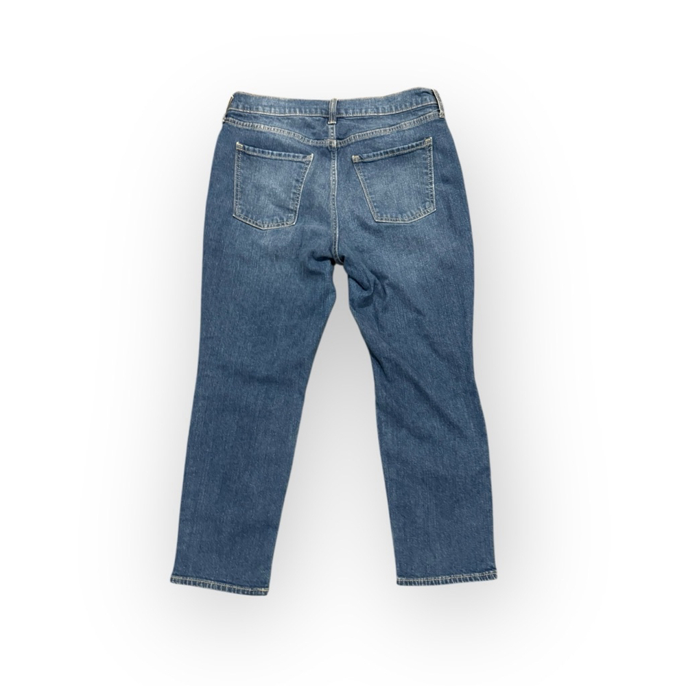 Old Navy Womens Mid-Rise Boyfriend Straight Ripped Jeans Sz 10 Med Wash​​ - Picture 7 of 8